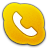 Skype Phone Yellow Icon 48x48 png